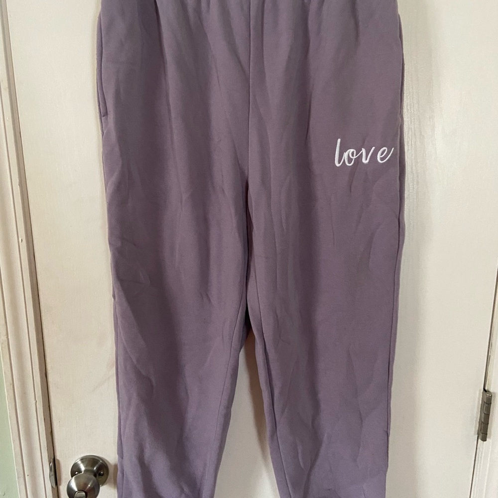 Kids Lavender Love Pants